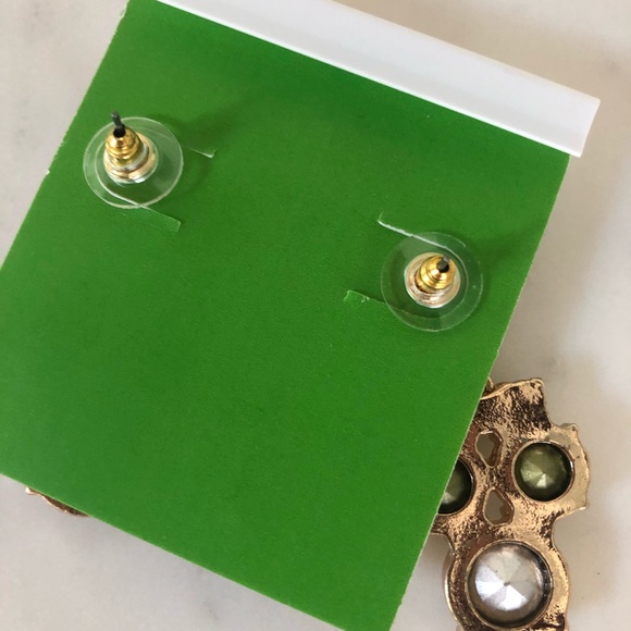 NWT Kate Spade Steal the Spotlight Gold Crystal Chandelier Drop Earrings - Picture 3 of 3